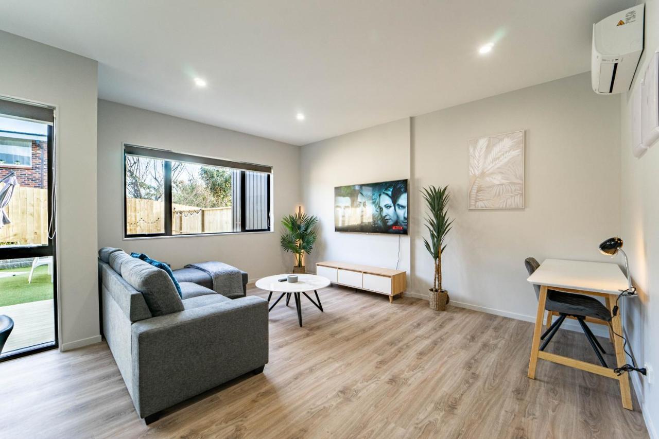 Modern Sunnyhills Town House Villa Auckland Eksteriør billede